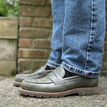 Load image into Gallery viewer, Rider for Stitchdown Uncle Sal Horsebutt Penny Loafers: SOLD OUT