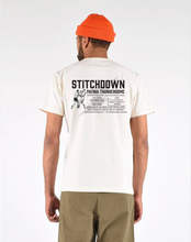 Load image into Gallery viewer, Stitchdown x Dehen Patina Thunderdome Short Sleeve Tee—Natural SOLD OUT