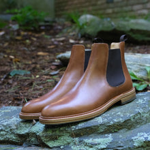 Load image into Gallery viewer, Rider for Stitchdown—Maryam Toscanello Horsebutt Fritz Chelsea Boot: SOLD OUT