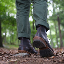 Load image into Gallery viewer, White's Boots x Stitchdown "Wallace" Boot—375 Cutter w/ Lineman Patch, Brown Dress Leather