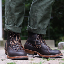 Load image into Gallery viewer, White's Boots x Stitchdown "Wallace" Boot—375 Cutter w/ Lineman Patch, Brown Dress Leather