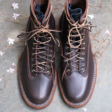 Load image into Gallery viewer, White's Boots x Stitchdown "Wallace" Boot—375 Cutter w/ Lineman Patch, Brown Dress Leather