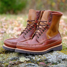 Load image into Gallery viewer, Russell Moccasin x Stitchdown PH Boot—British Tan &amp; Sesame Double Shot ($750 Total, $375 Deposit To Pre-Order)
