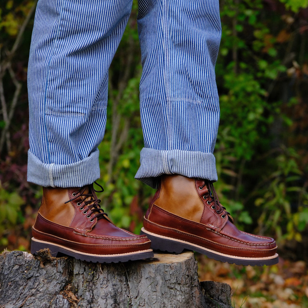 Russell Moccasin x Stitchdown PH Boot—British Tan & Sesame Double Shot ($750 Total, $375 Deposit To Pre-Order)